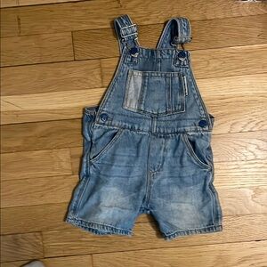 Zara Baby Blue Denim Overalls